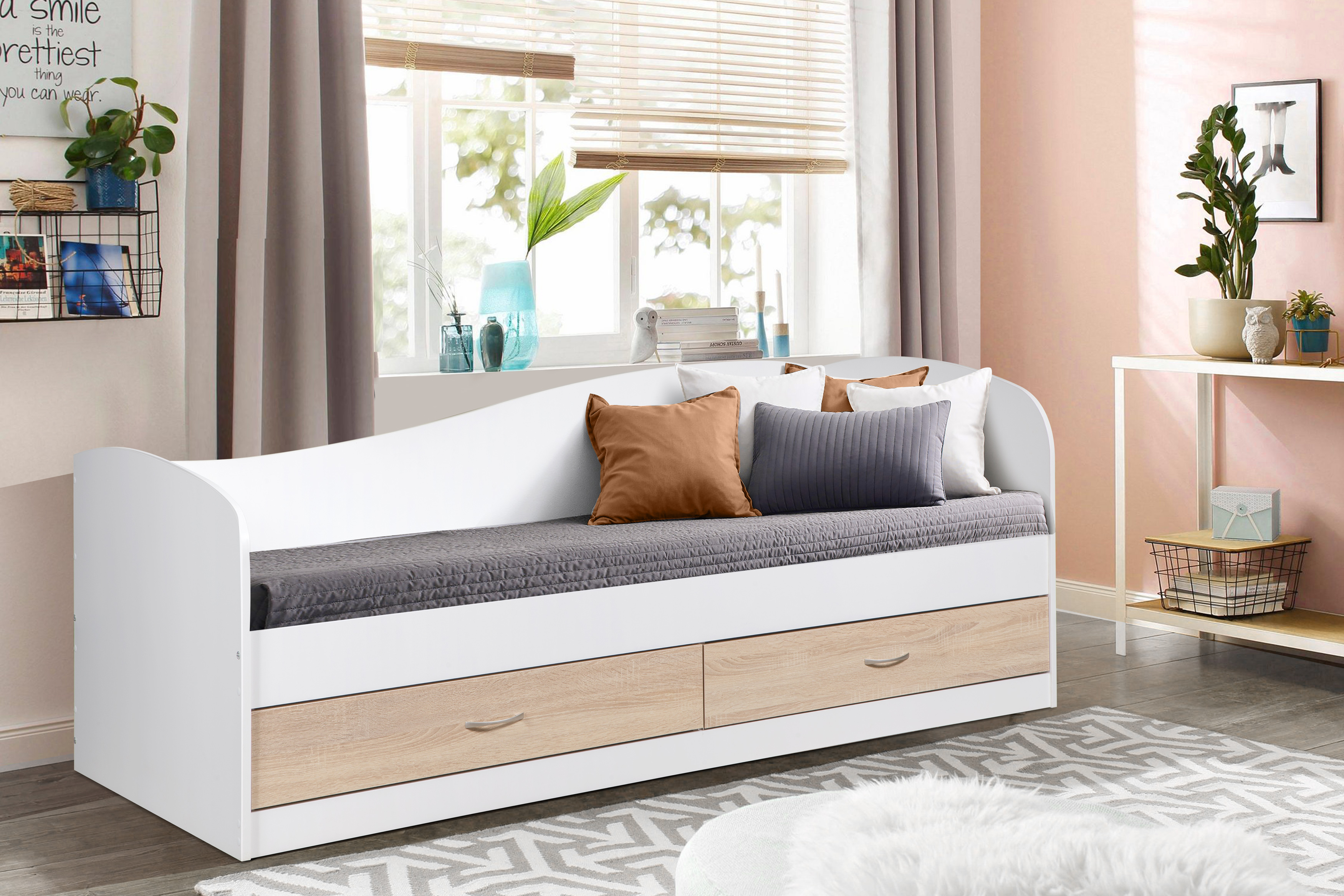 Кровать "ЛАГУНА-2" производства компании Мебелькласс.